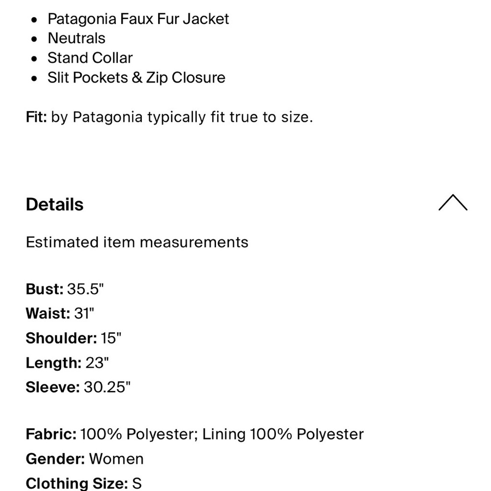 Patagonia Women's Cream Teddy Jacket - Picture 5 of 5